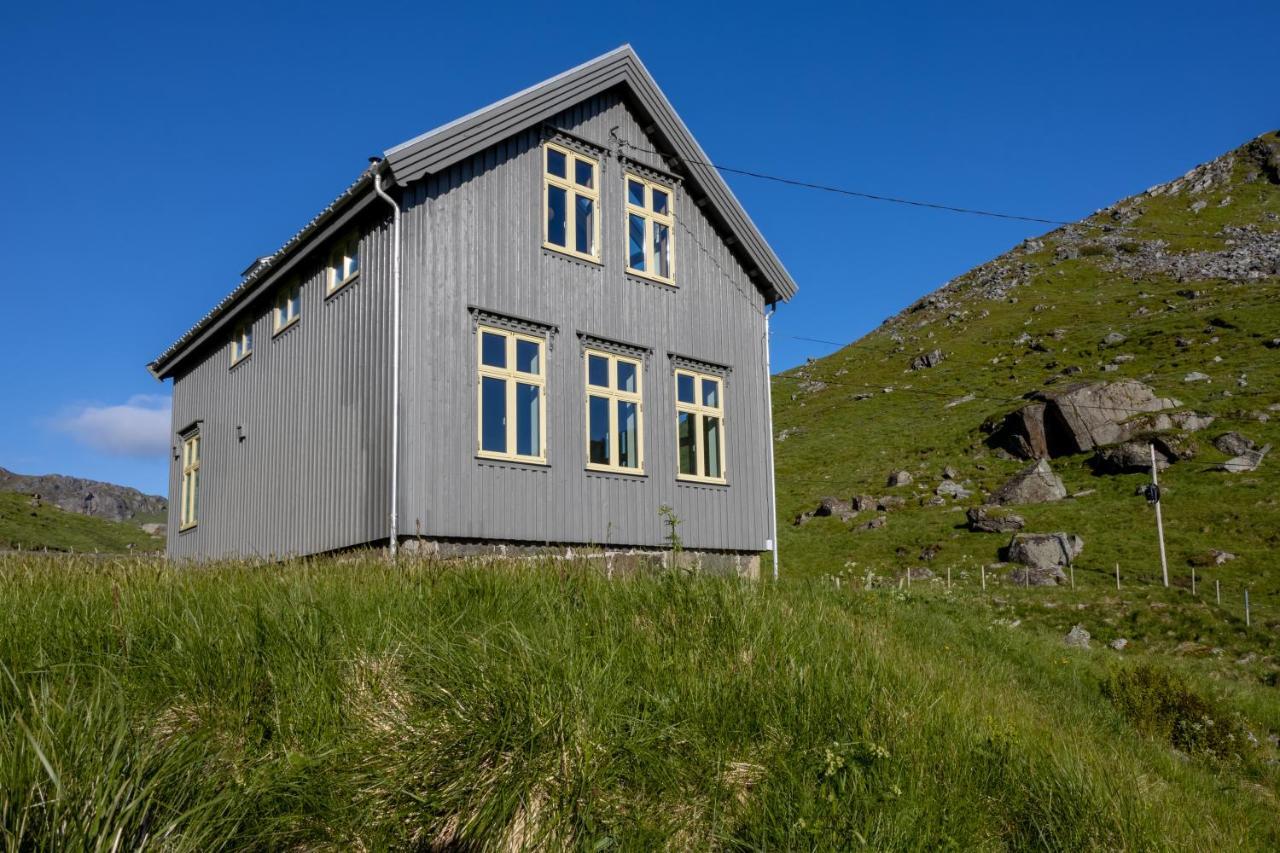 Feriehus Med Flott Havutsikt Ved Hauklandstranden Leknes Exterior foto